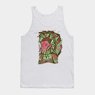 Pink Mint Jupiter Cries Tank Top